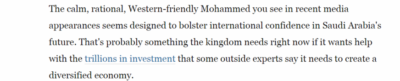 تعرف على الأوصاف التي أطلقها الإعلام الدولي على محمد بن سلمان والرؤية السعودية ‫(31195655)‬ ‫‬
