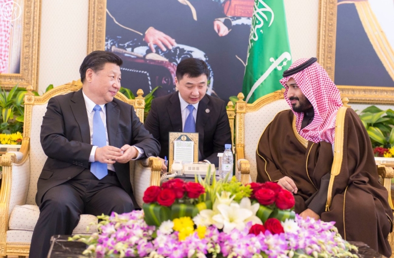 رئيس جمهورية الصين الشعبية يصل الرياض, وسمو ولي ولي العهد يستقبله لدى وصوله مطار الملك خالد الدولي3