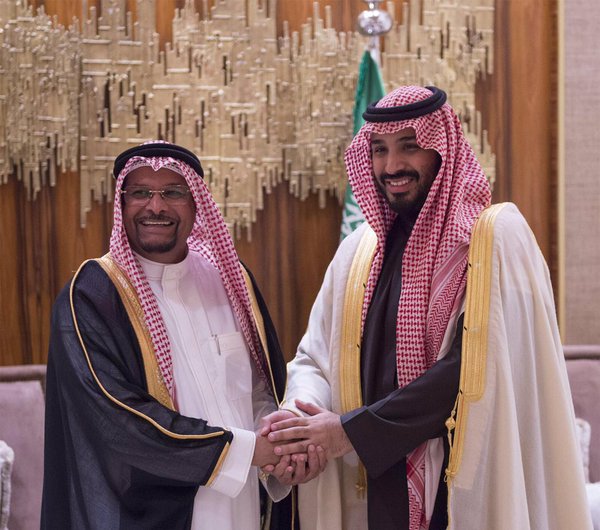 #محمد_بن_سلمان يبحث التعاون مع وزير الشؤون الإسلامية بموريشيوس