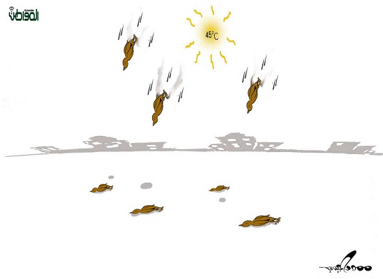 حرارة الصحيف