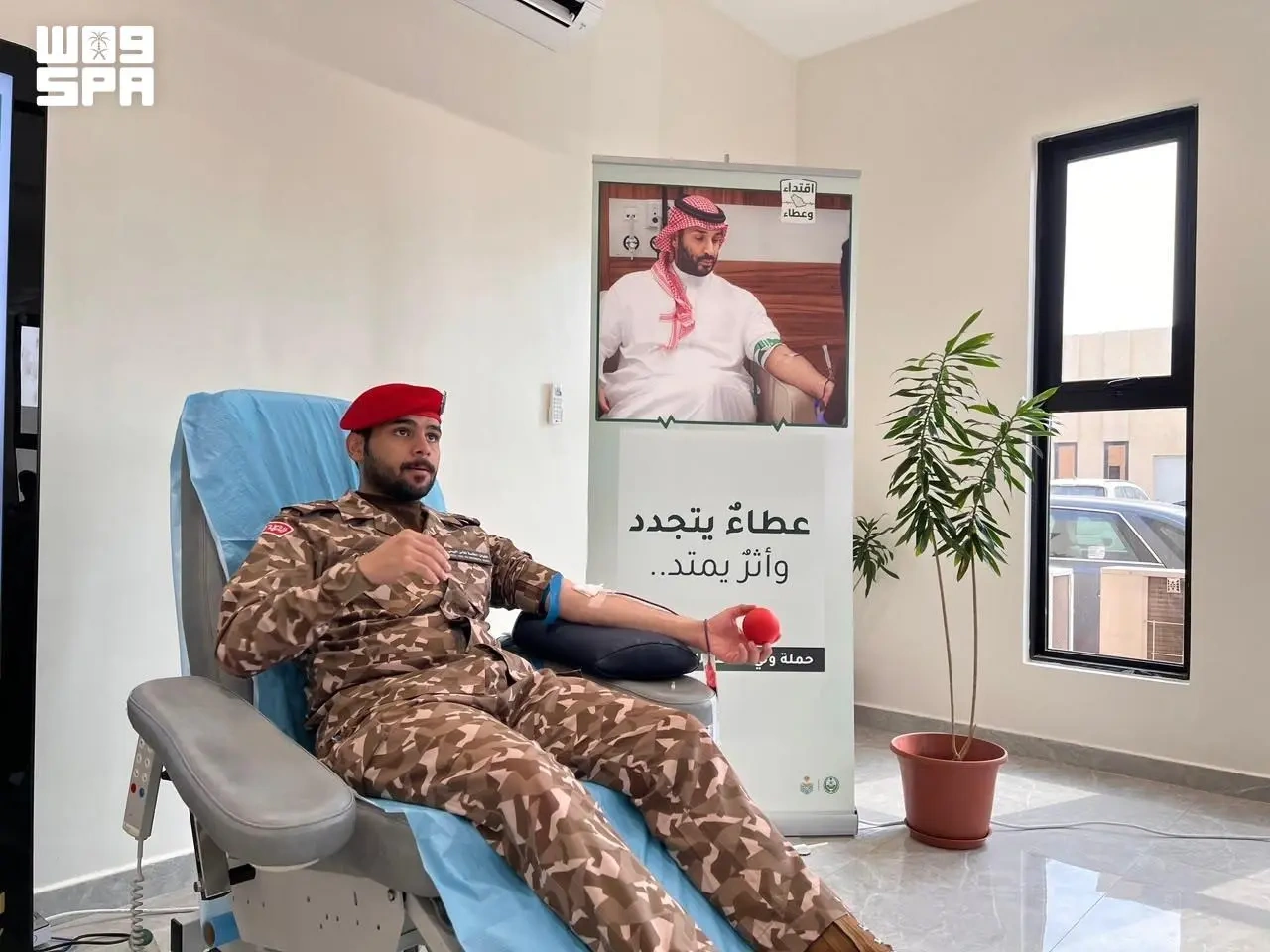 القوات الخاصة للأمن البيئي تشارك في الحملة الوطنية للتبرع بالدم 