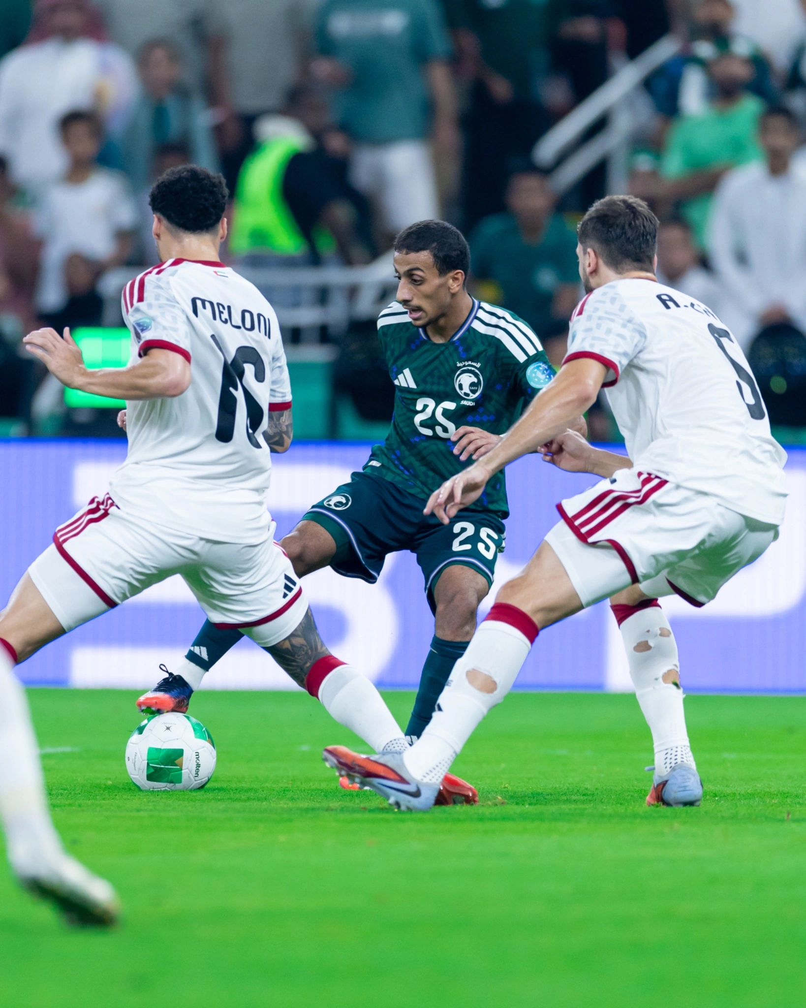 خليجي 27.. الأخضر يتقدم بهدفين في شباك الإمارات في الشوط الأول