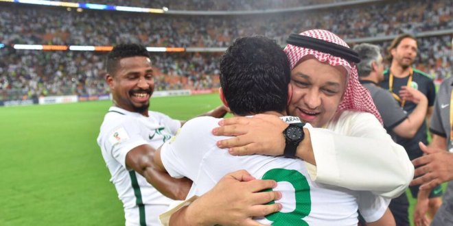 Image result for ‫منتخب السعودية لكرة القدم - لمونديال روسيا‬‎