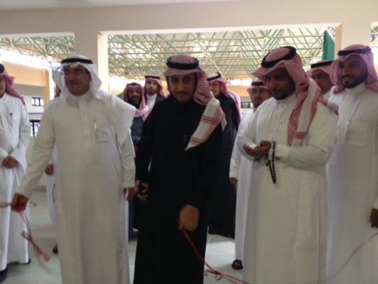 افتتاح مركز مصادر التعلم بثانوية قتيبة بن مسلم برفحاء
