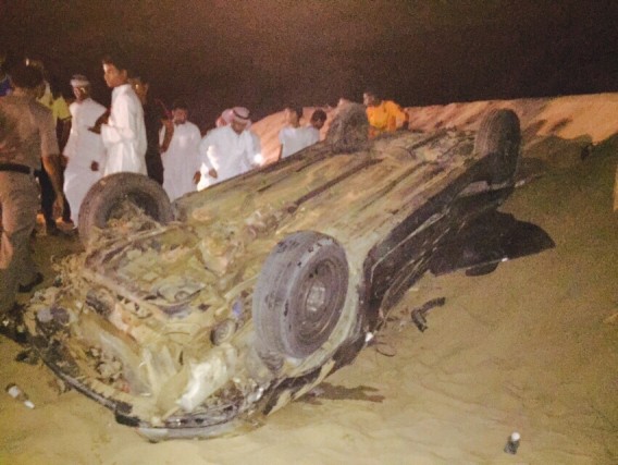 ‏‫حادث مروري يصرع ٦ شبان على الطريق الساحلي بسعيدة الصوالحة