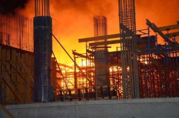 مدني تبوك يكشف تفاصيل حريق البرج الطبي