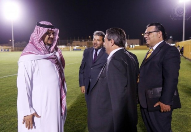 بالصور.. رئيس نادي تروا الفرنسي في نادي #النصر