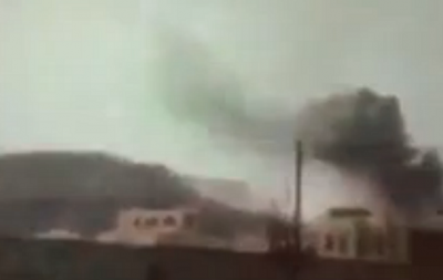 ‏‫شاهد.. #عاصفة_الحزم تعصف بمطار صنعاء