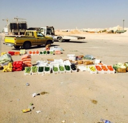 إزالة 27 مبسطاً عشوائياً لباعة جائلين أجانب في شوارع الرياض