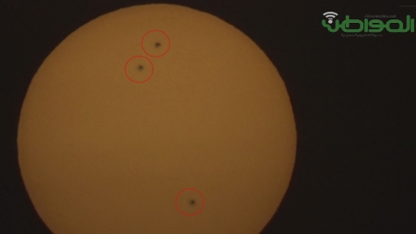 بالفيديو ..البقع الشمسية على بُعد 149.6 مليون كم