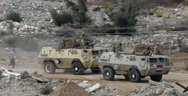 8 شهداء من قوات الأمن المصرية في هجوم إرهابي شمال سيناء