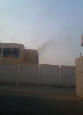بالفيديو.. حريق محدود بمدرسة مضايا للبنات بـ”جازان”