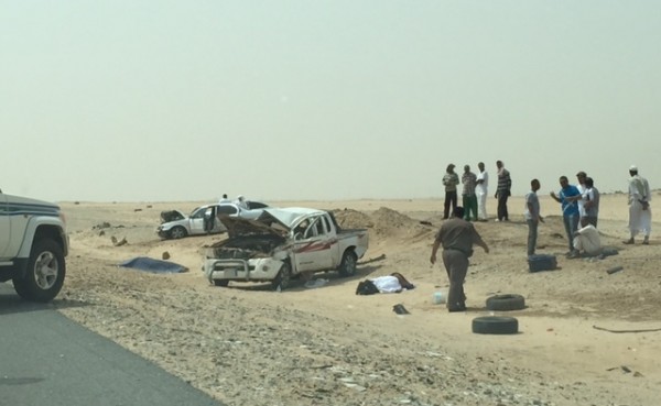 حادث مُروِّع جنوب جدة يُصرع مواطناً ويُصيب أربعة