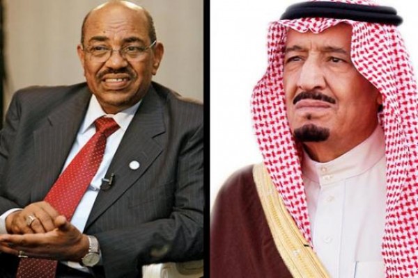 الرئيس السوداني يصل إلى الرياض والملك سلمان في مقدمة مستقبليه