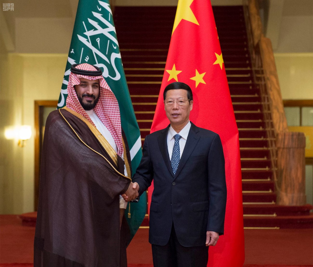 ولي ولي العهد يبحث جهود تعزيز التعاون مع نائب رئيس وزراء الصين