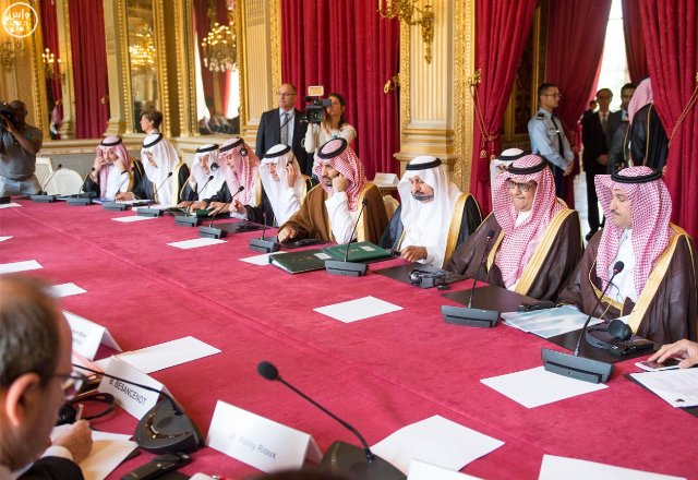 بالصور .. ولي ولي العهد وفابيوس يرأسان أول إجتماعات اللجنة التنسيقية الدائمة السعودية الفرنسية