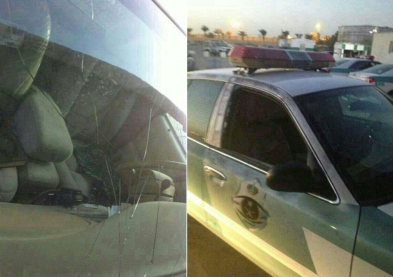 أربعة ملثمين يهاجمون قائد دورية مرور بنسيم الرياض