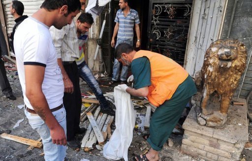 14 قتيلاً في تفجيرين هزا العاصمة السورية دمشق
