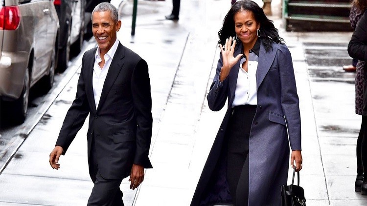 بالصور.. هكذا يقضي أوباما وزوجته وقت فراغهما!