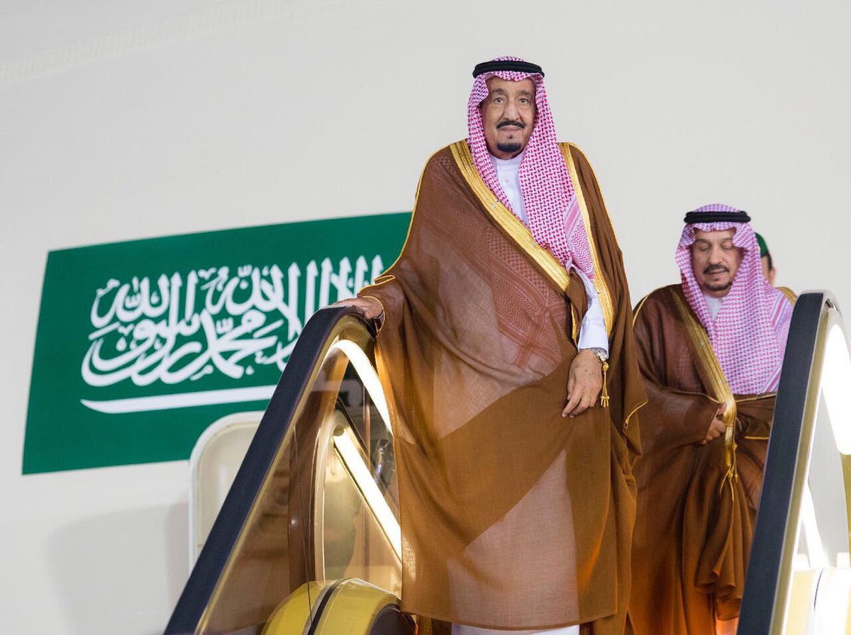 الملك سلمان يصل الرياض قادماً من المدينة المنورة