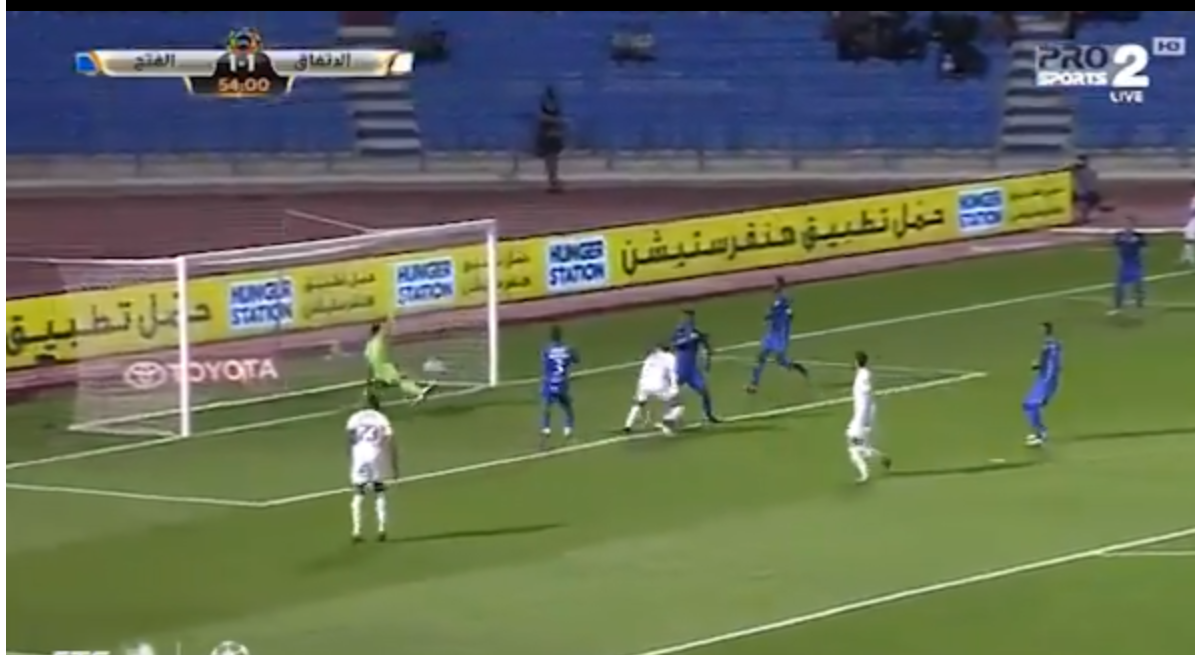 بالفيديو.. الاتفاق يُسجل هدفه الثاني في مرمى الفتح