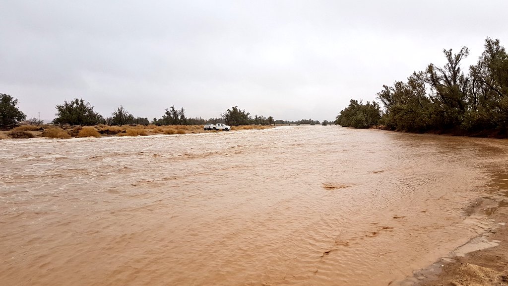 بالصور.. أمطار الخير تكسو أودية وشعاب القصيم جمالاً وبهجة