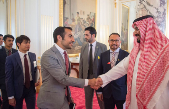 سمو ولي ولي العهد الأمير  محمد بن سلمان يلتقي الطلبة السعوديين في الجامعات اليابانية