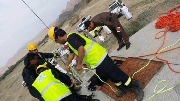 بالصور.. انتشال جثة مواطن من أحد آبار #الباحة