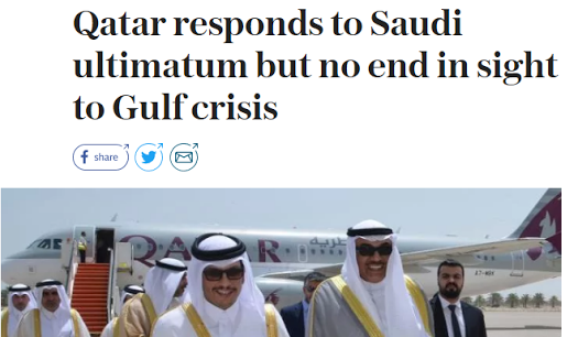 التليغراف: موقف قطر يُعقد الأمور ولا حلول لأزمتها مع العرب في القريب