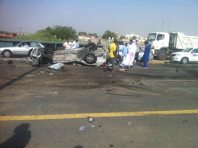 5 وفيات وإصابات عديدة في حادث مروري شمال #القنفذة