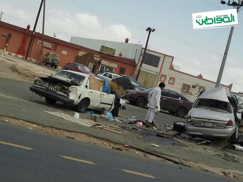 وفاة شخص في حادث مروري مروع بطريق الخميس – الرياض