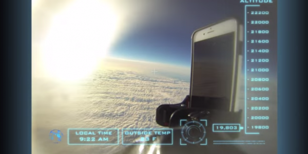 #تيوب_المواطن:إلقاء آيفون 6 من الفضاء