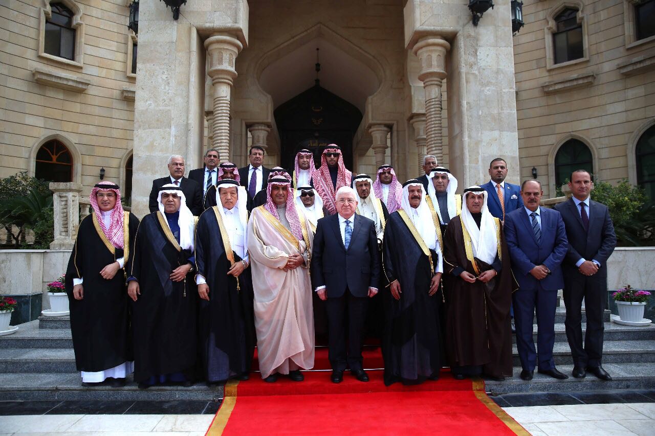 بالصور .. معصوم يلتقي الوفد السعودي ووزير داخلية العراق يصطحبهم في جولة مسائية