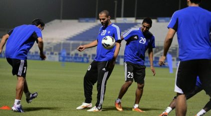 بالصور ..الهلال جاهز للعين ورئيسه يشكر لفتة البلطان