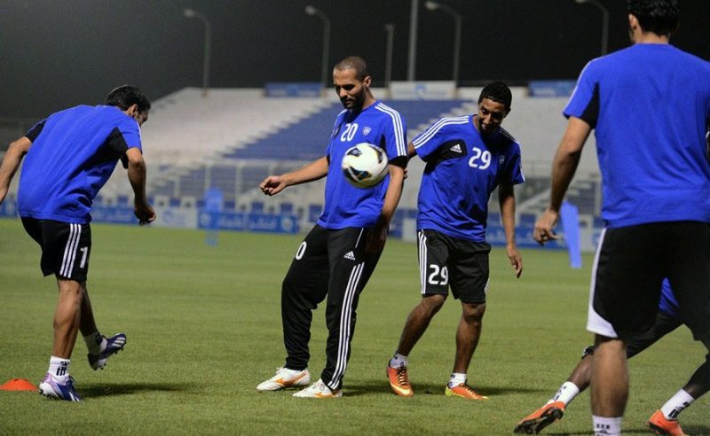 بالصور ..الهلال جاهز للعين ورئيسه يشكر لفتة البلطان