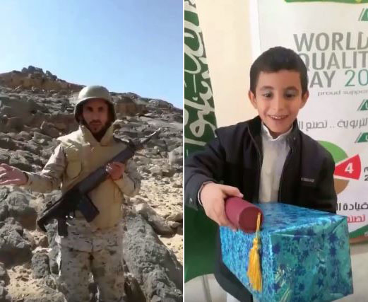 بالفيديو .. طالب يخبر والده المرابط بتكريمه لتفوقه .. فرد بقصيدة ووصية مؤثرة
