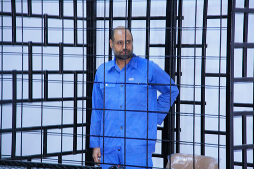 محاكمة الساعدي القذافي بتهمة قتل لاعب الكرة بشير الرياني في (2005)