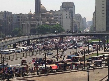 قوات الأمن المصرية تكثّف تواجدها بميدان رمسيس