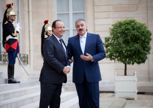 الرئيس الفرنسي يلتقي وزير الحرس الوطني بباريس