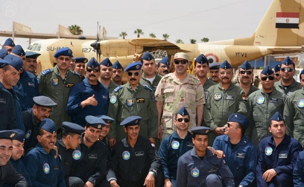 تدريبات جوية مشتركة بين القوات السعودية والمصرية