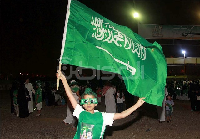 العبره : علم السعوديه من اذكى واقوى الاعلام على المستوى العالمي