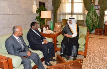 أمير الرياض يلتقي السفير الإثيوبي