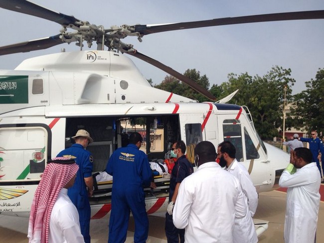 انطلاق خدمة الإسعاف الجوي بمحافظة فرسان