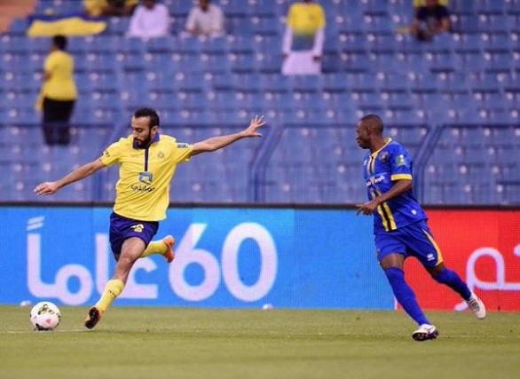 الدوري السعودي للمحترفين لكرة القدم ( الجولة 22) :  النصر  2  ×  التعاون 1