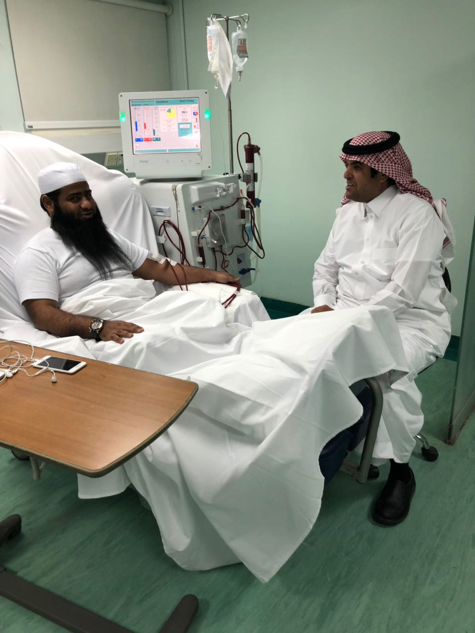 التمريض ينال ثقة مرضى الكلى في مدينة الملك سعود