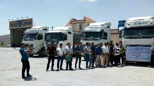 شلل بالمدن الإيرانية بسبب إضراب سائقي الشاحنات - المواطن