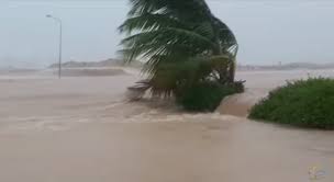 بالفيديو والصور.. هذا ما فعله إعصار ميكونو في صلالة العمانية