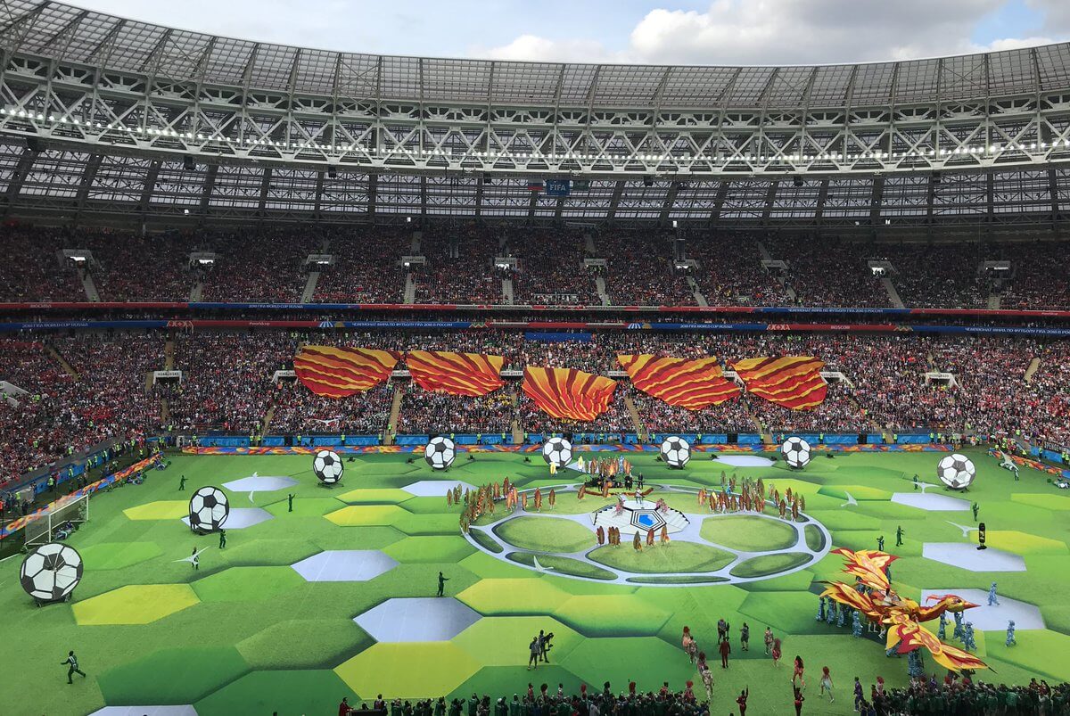 شاهد بالصور .. لقطات من حفل افتتاح كأس العالم 2018