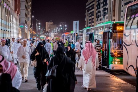 نجاح أعمال تفويج ضيوف الرحمن من المدينة لمكة والمشاعر المقدسة