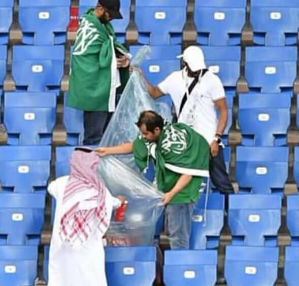 بالصور.. #الجمهور_السعودي_يبهر_العالم .. هذا ما فعل